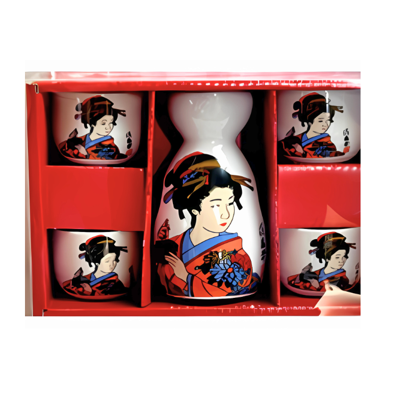 Kimono Sake Set (5p)