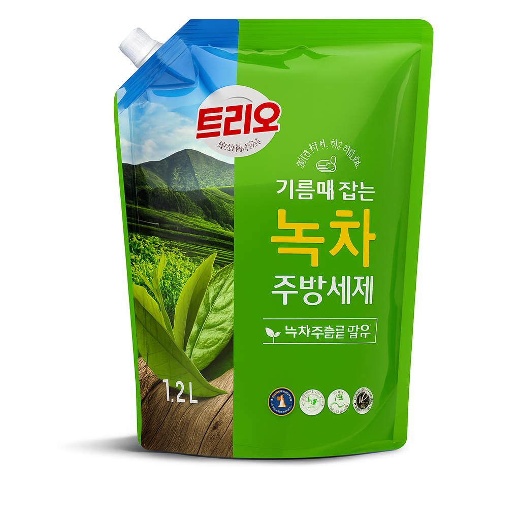 1.2L Greentea Dish Soap Refill (10p)