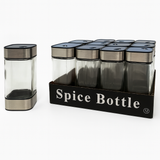 Glass Round Spice Jars (11cm) (144p/12p)