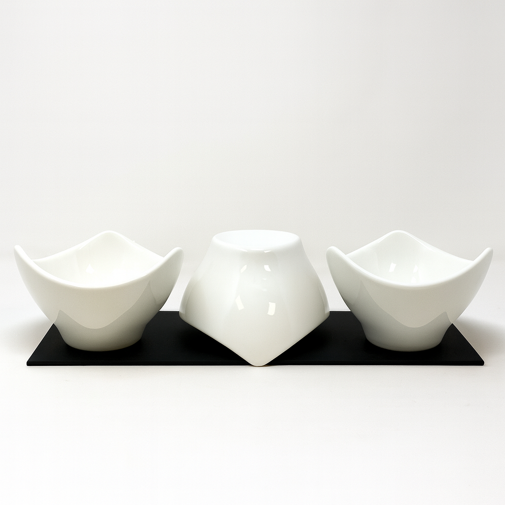 3p set Sauce Dish (Triangle) (32p)