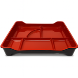 (Red) Japanese Lunch Tray (B08)
