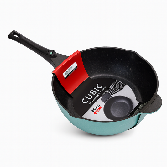 32cm Cubic Diamond Wok Pan(10p)