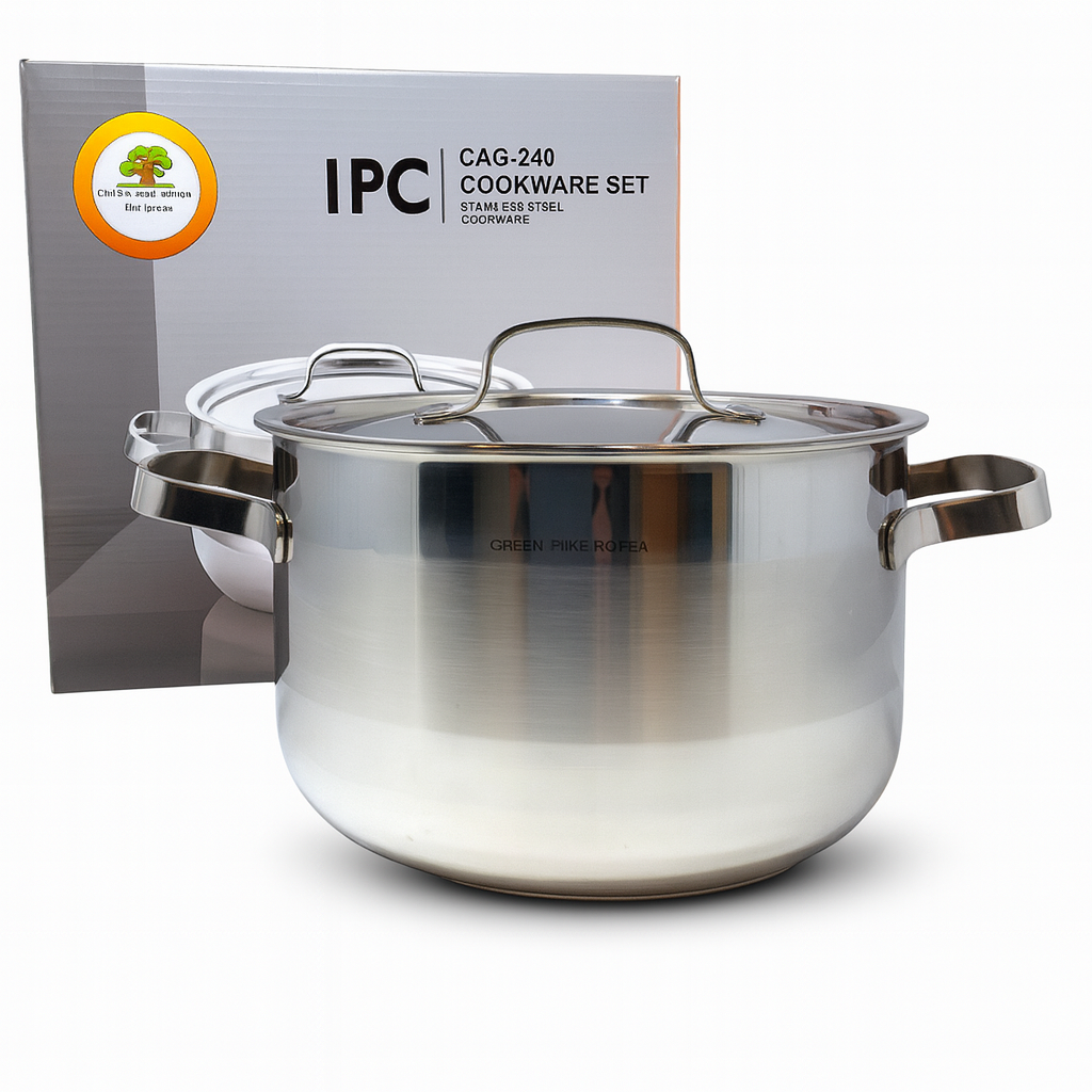 304 S/S Deep Pot 24cm (Quality Advanced)