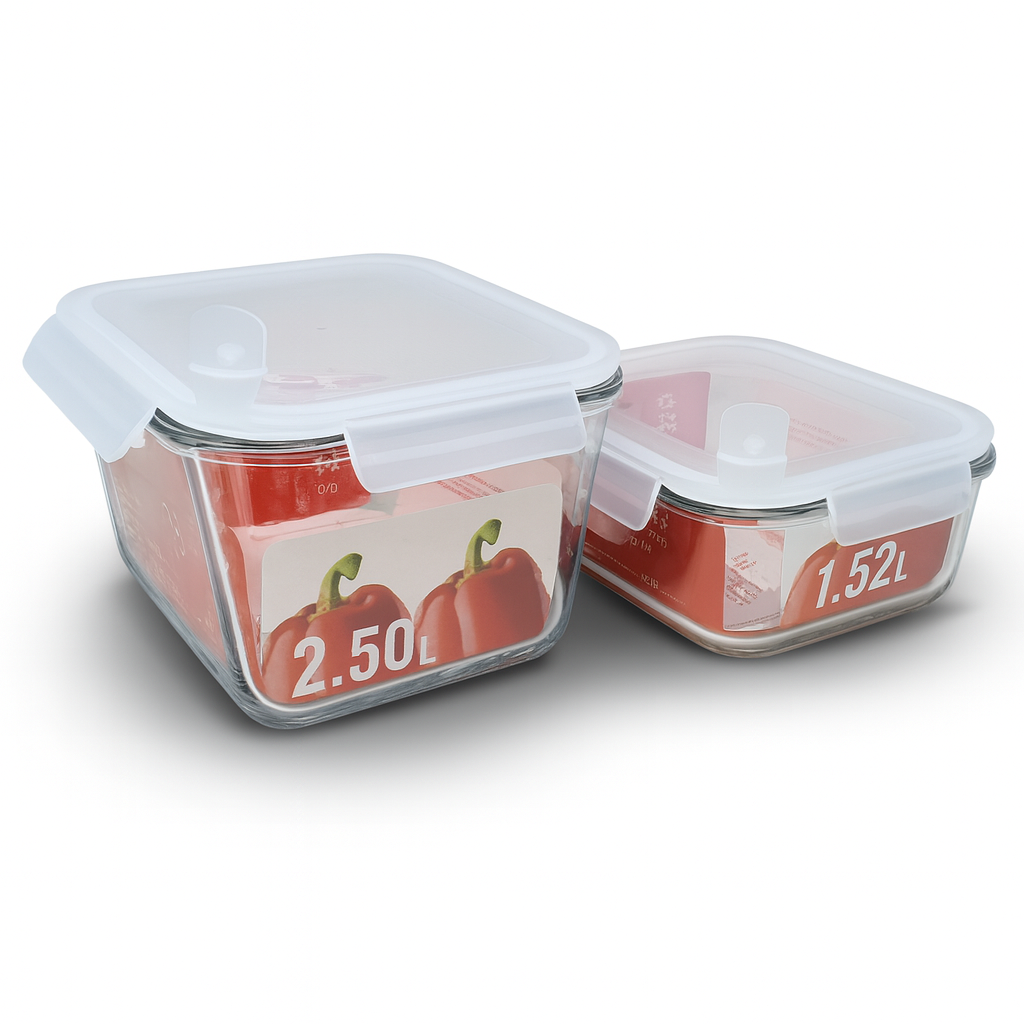 2500ml Rectangle Lock