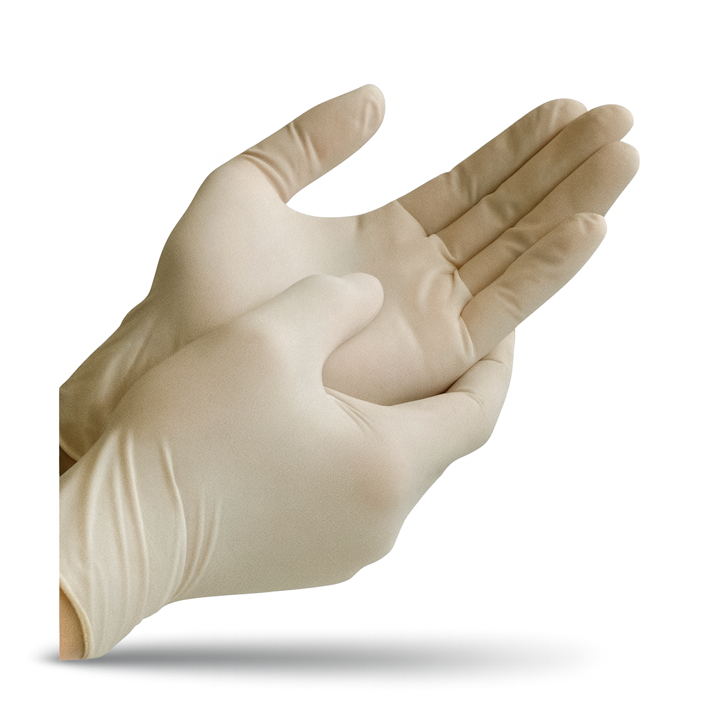 Special Sale Latex Gloves (Small/Beige)