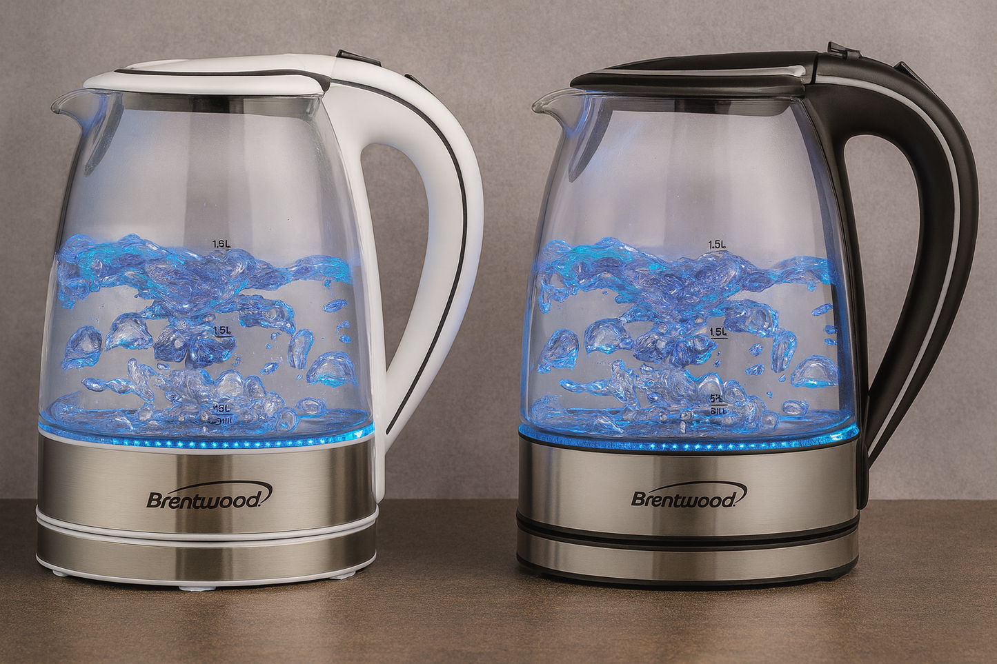 Cordless Electric Kettle 50oz (Glass)