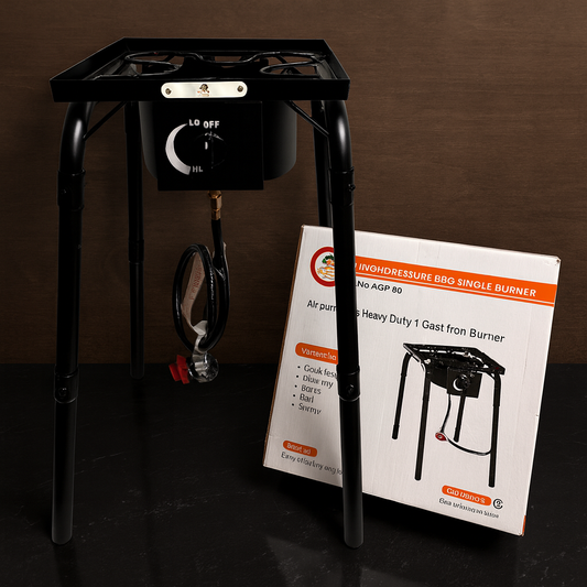 Propane High Pressure One Burner with Stand