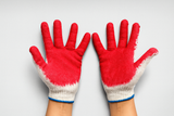 Cotton Work Gloves (Red)