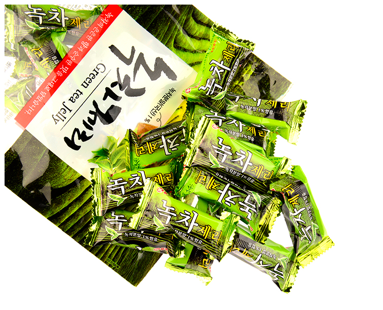 Green tea jelly (10p)
