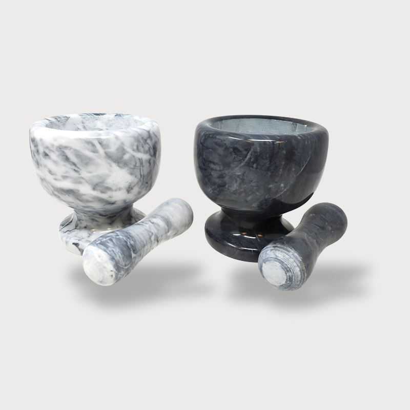 13Cm Stone Mortar White 8P