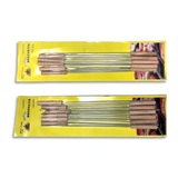 Iron Square BBQ Stick 40cm (10p)