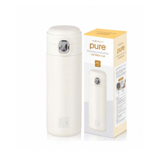 Pure One Touch Tumbler Beige 400ml