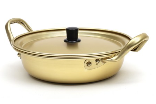 ALUMINUM LOW POT 22CM (20p)