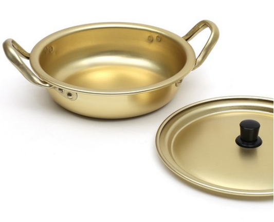 ALUMINUM LOW POT 22CM (20p)
