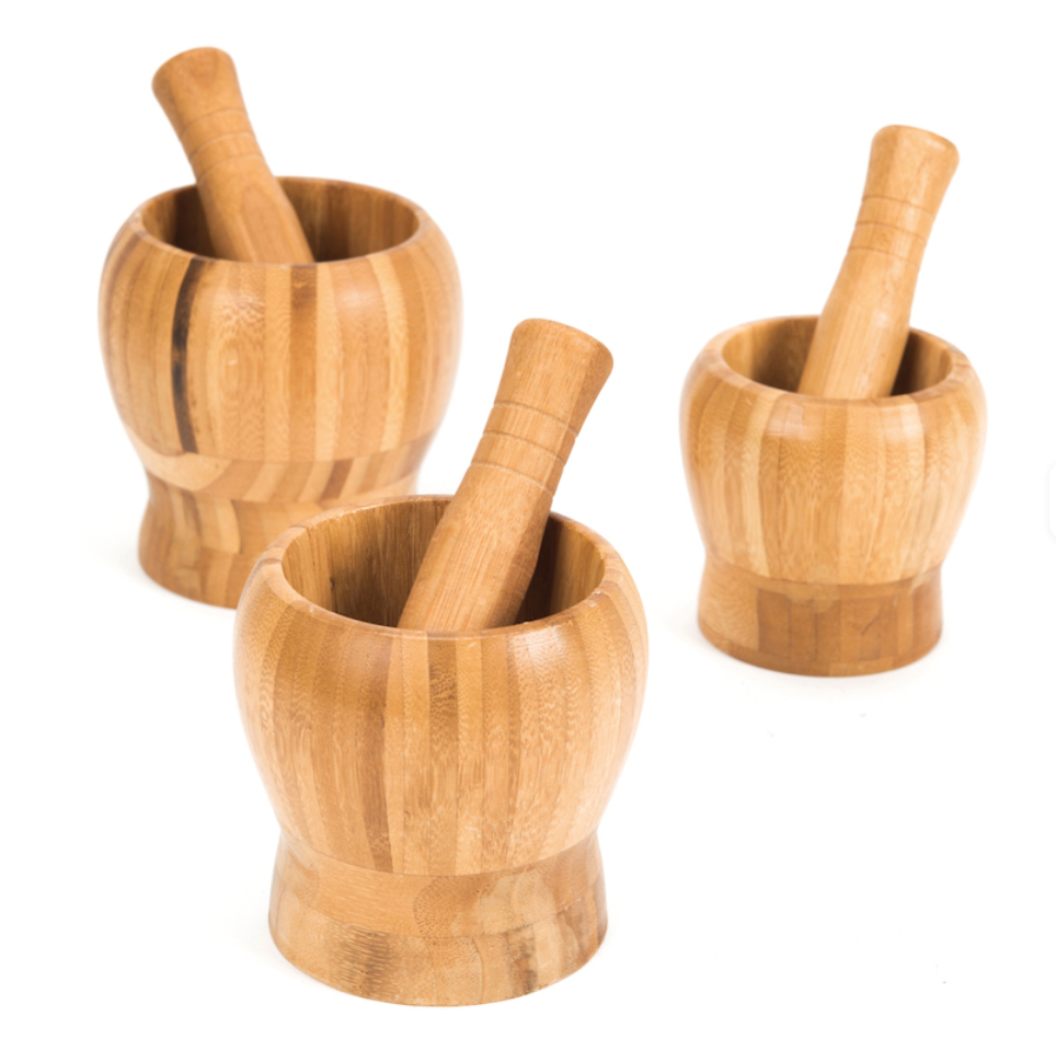 절구 특대 (12CM) Wooden Mortar (12p)