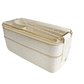에코슬림런치박스 2단 19x8x9cm Eco Slim Lunch Box (30p)