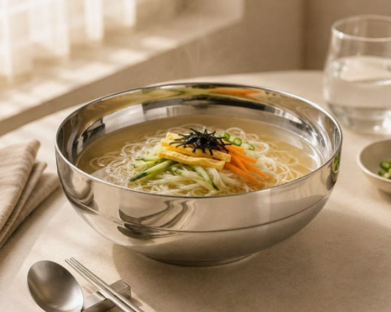 스텐냉면기(퀸센스) 21CM S/S BOWL (10P)