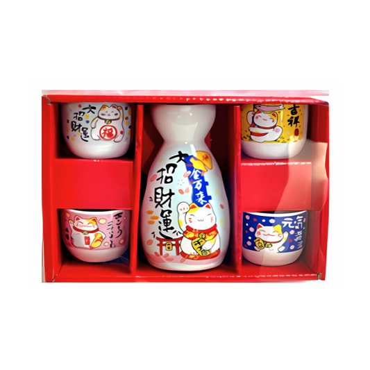 Cat Sake Set (5p)