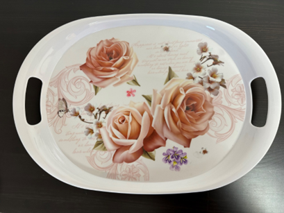 Oval Tray (Floral) 43*30.5cm