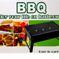 Portable Rectangular BBQ Grill 43x30