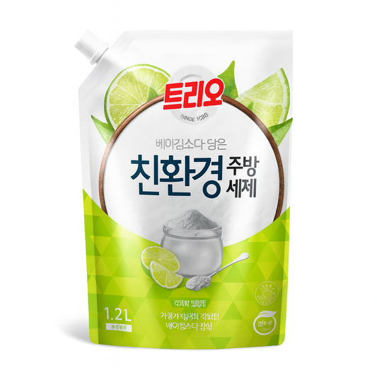 1.2L Trio Baking Soda Lime Dish Soap Refill (10p)
