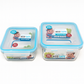 Rectangle Air tight Plastic Container 0.8L (5p)