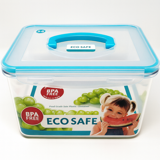 Rectangle Air tight Plastic Container 1.8L (5p)