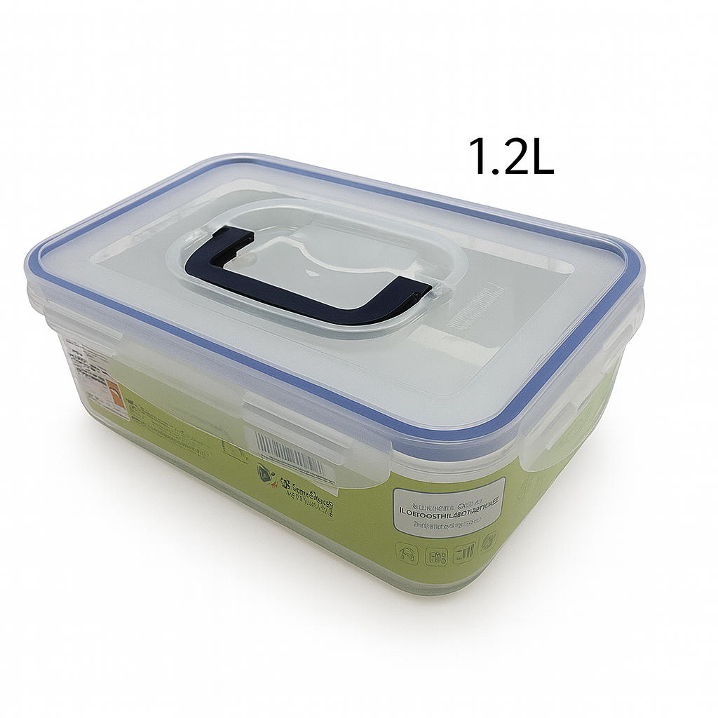 1.2L Air tight Plastic Container (10p)