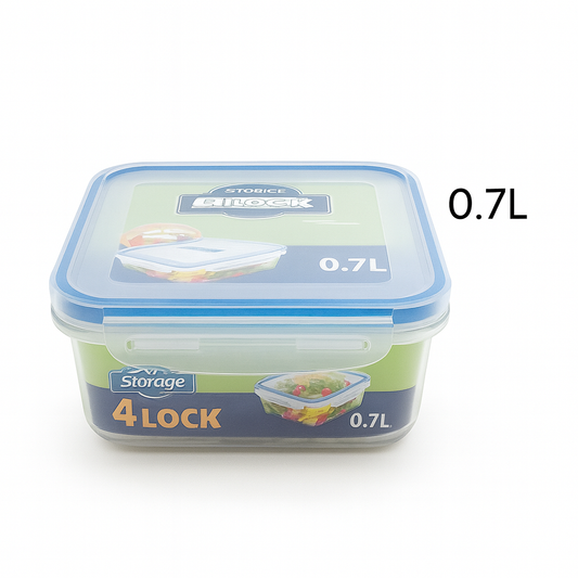 700ML Air tight Plastic Container (10p)