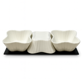 3p set Sauce Dish (Wave) (32p)