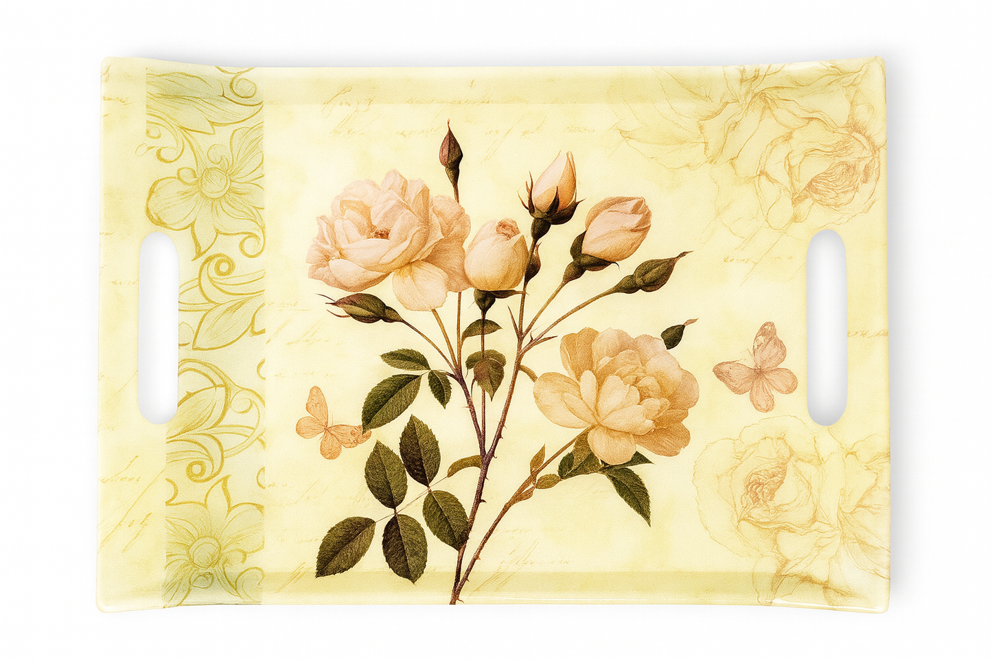 40cm Rectangular Tray with Handle (4214)