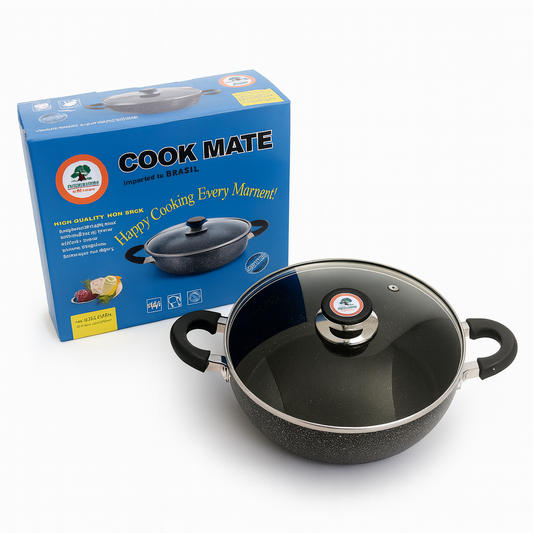 TWO HANDLE WOK PAN 30cm (6p)
