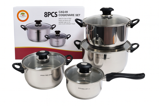 4p S/S COOKWARE POT 2 cases in a set (ONLY SELL AS SET)