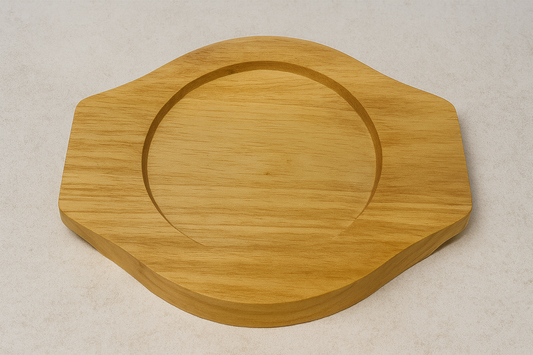 Stone Pot Stand (Wood) 13.5x1.8cm