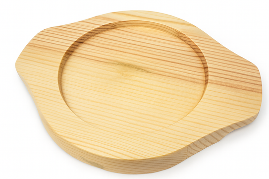 Stone Pot Stand (Wood) 12.5cm