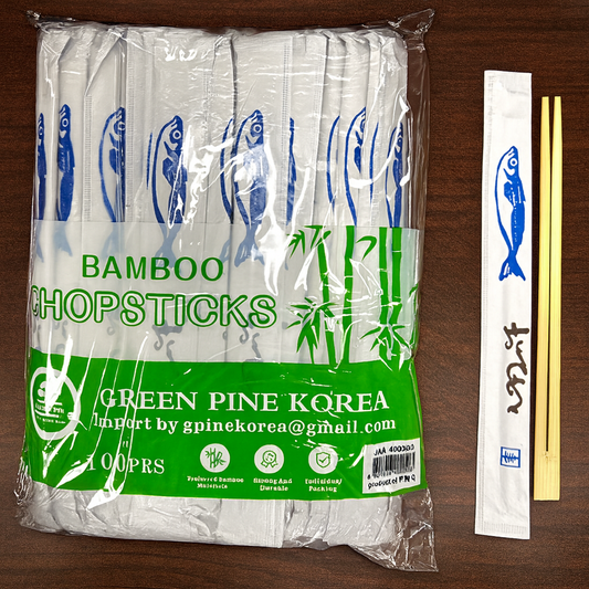 Restaurant Style Disposable Wooden Chopsticks (Premium)