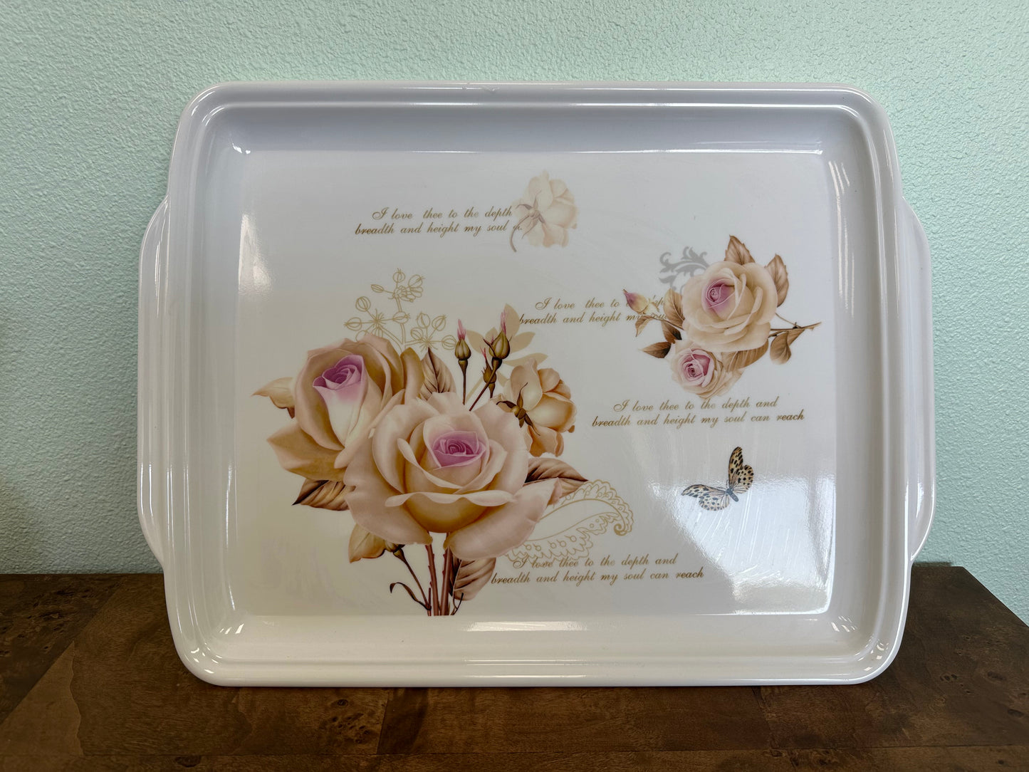 48x36.5cm Handle Rectangular Tray (5768)(10/30p)