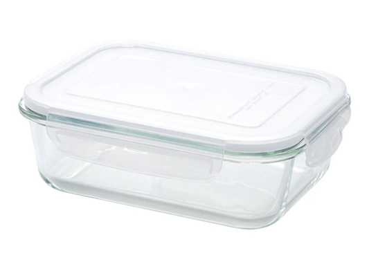 1040ml Rectangle Glass Lock (18p)