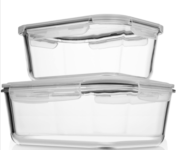 1520ml Rectangle lock (12p)