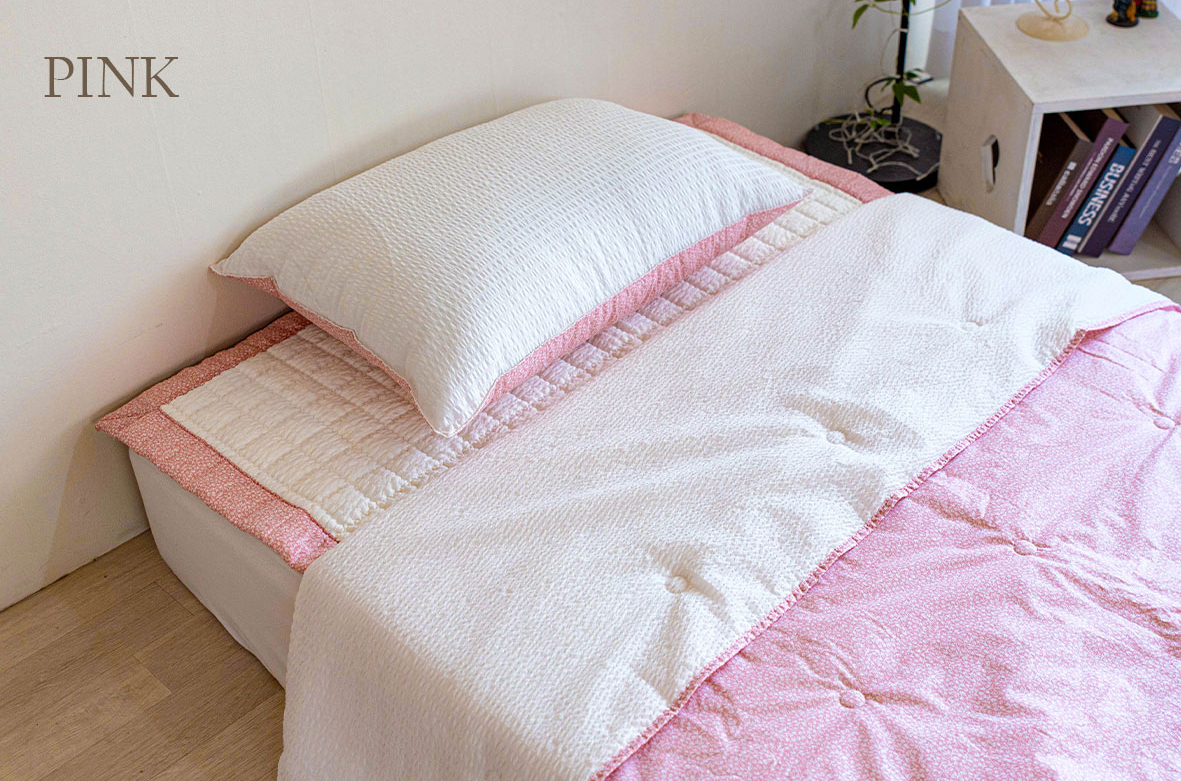 Basic summer blanket set (queen) (5p)