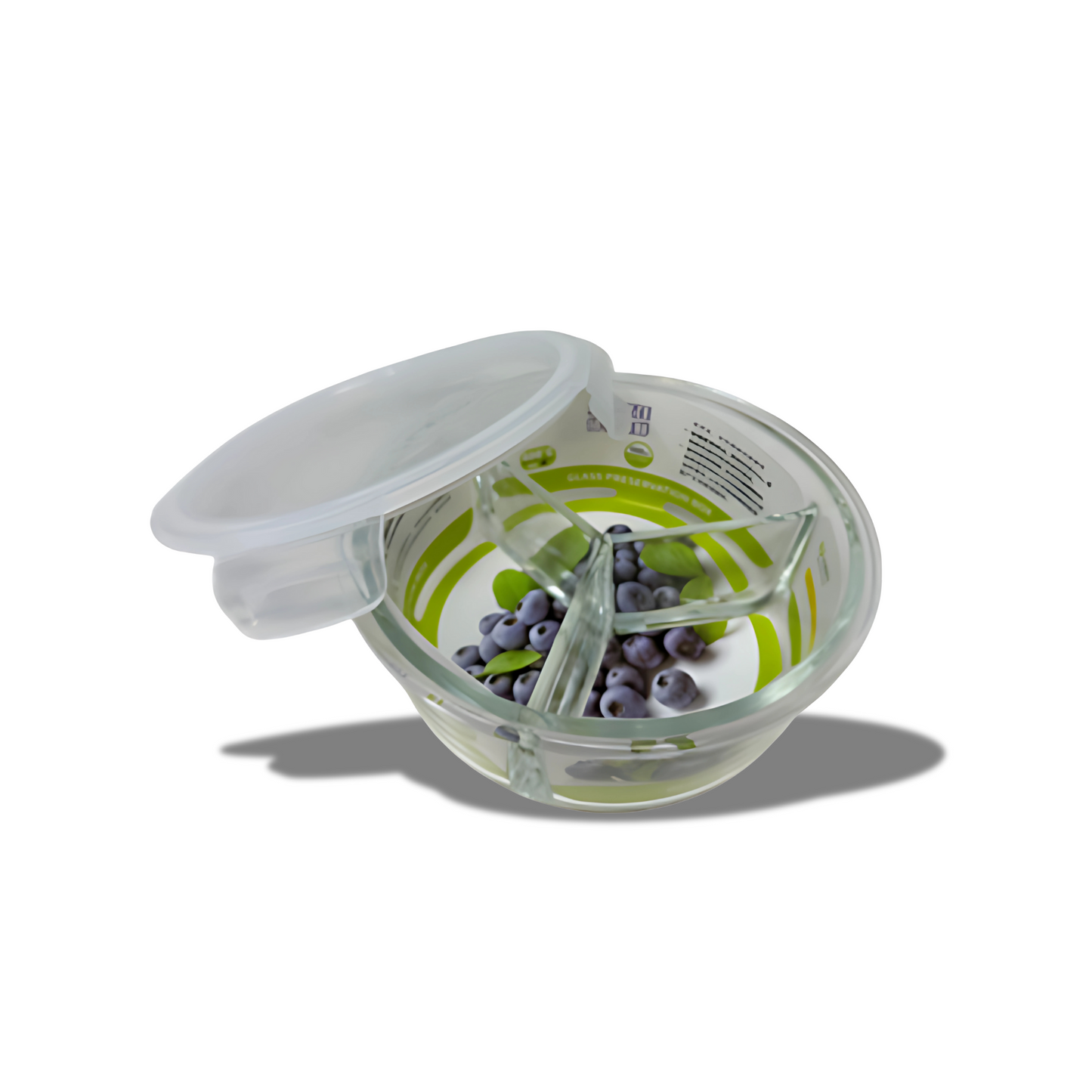 950ml Circle Trio Glass Lock