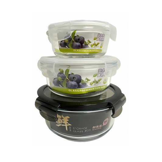 350ml Glass Lock circle