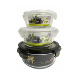 350ml Glass Lock circle