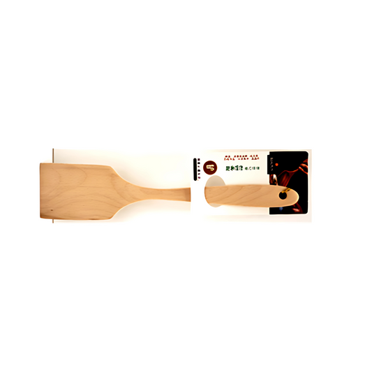 34cm Wooden Square Spatula (12p)